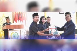 Bupati Lamandau sampaikan pidato pengantar LKPJ 2024