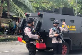 350 personel gabungan TNI/Polri amankan bentrokan antarwarga di Hunuth Ambon