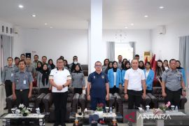 Kanwil Kemenkum Babel ikuti webinar Nasional Anti Korupsi