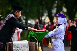 HUT ke-80 RI di USU, Prof Muryanto Amin pembina upacara