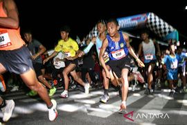 Sabrun Night Run 2025 di Palangka Raya