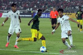 Timnas U-23 Indonesia unggul 2-0 atas Makau babak pertama
