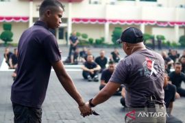 Paspampres latihan bela diri taktis perkuat kemampuan, kesiapsiagaan