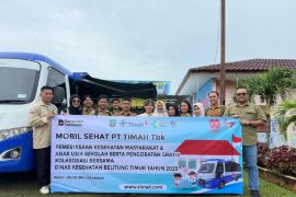 Wujudkan siswa sehat dan cerdas,  PT Timah hadirkan layanan kesehatan di SMPN 1 Simpang Pesak