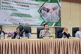 Pemkab Padang Pariaman dorong pelaku usaha terapkan prinsip HAM