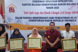 Kemenkum Malut: kantongi sertifikat merek  pelaku usaha naik kelas