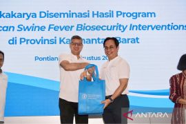 Kementan-FAO tandai keberhasilan program biosekuriti ASF di Kalbar