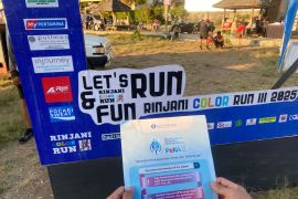 Rinjani Color Run III ajak masyarakat bertransaksi aman
