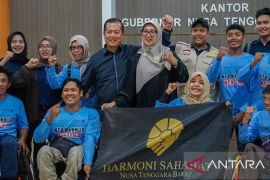 Gubernur NTB lepas 11 atlet disabilitas ikuti maraton di Bali