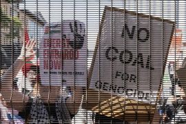 Aktivis Afsel gelar minta pemerintah larang ekspor batu bara ke Israel