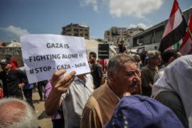 Warga Palestina Turun ke Jalan, Desak Konflik dengan Israel Segera Diakhiri