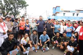 Wako Fadly Amran hadiri Maraton 10K perayaan HUT ke-80 RI di Pasar Bandar Buek
