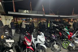 Antisipasi balap liar, Polresta Bukittinggi amankan belasan sepeda motor