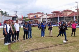 Haris Muda Siregar buka turnamen Mini Soccer NasDem Cup I di Labura