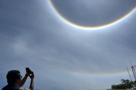 BMKG ungkap Fenomena Halo, pelangi melingkari matahari di Batam