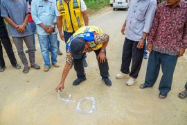 Pemerintah bangun jalan sepanjang 27 km di Bengkulu Utara