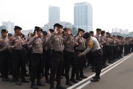 1.250 personel gabungan dikerahkan amankan unjuk rasa di kawasan Gedung DPR