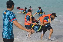 Uji ketangkasan peningkatan kemampuan personel ARFF Bandara Bali