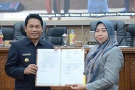 DPRD dan Pemkab Balangan setujui bersama empat Raperda