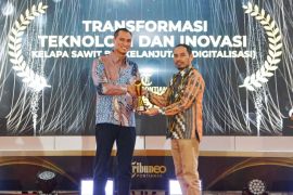 PTPN IV PalmCo sabet penghargaan Tribun Awards 2025 untuk transformasi teknologi dan inovasi sawit berkelanjutan