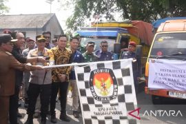KPU RI lepas distribusi logistik Pilkada Ulang Pangkalpinang