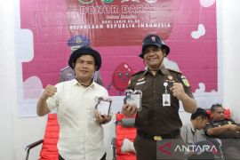 Sambut hari lahir kejaksaan, Kejari Madina gelar kegiatan donor darah