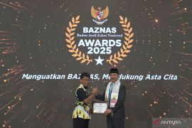 ANTARA raih Baznas Awards bidang Media Online Pewarta Zakat Terbaik