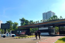 Polisi bersiaga di pintu belakang DPR antisipasi potensi kericuhan