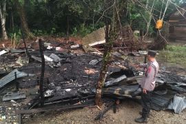 Ledakan tabung gas ludeskan satu rumah warga di Haruai