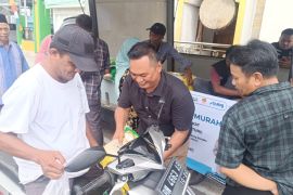 Ditreskrimsus Polda Babel salurkan 2 ton beras SPHP Rp11.800/Kg lewat gerakan Pangan Murah