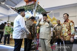 Prabowo: Produksi pangan naik meski musim kering dan perubahan iklim