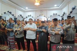 Polresta Samarinda gelar doakan berjamaah korban insiden kendaraan taktis