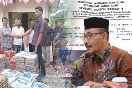 Anggota DPD RI beri bantuan darurat ke warga terdampak gas di Aceh Timur