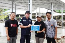 PT Timah bantu pembangunan Pujasera Bencah tingkatkan ekonomi warga