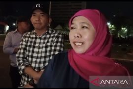 Khofifah koordinasi Polrestabes Surabaya soal pembebasan massa aksi