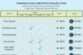 BMKG Ternate keluarkan peringatan dini cuaca di Malut