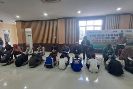 Puluhan pedemo di Solo minta maaf ke orang tua sebelum dilepaskan