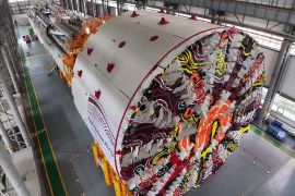 China ekspor mesin bor terowongan 4.000 ton lebih ke Australia