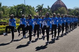 Jelang HUT ke-80 RI, Paskibraka di NTT terus poles kemampuan