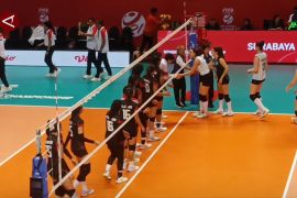 Timnas voli putri akhiri Grup A dengan kekalahan 0-3 dari Argentina