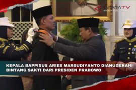 Kepala Bappisus Aries Marsudiyanto dianugerahi Bintang Sakti dari Presiden Prabowo
