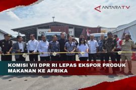 Komisi VII DPR RI lepas ekspor produk makanan ke Afrika