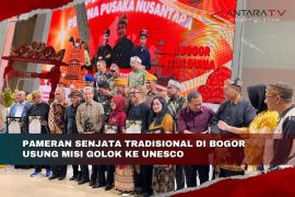 Pameran senjata tradisional di Bogor usung misi golok ke UNESCO