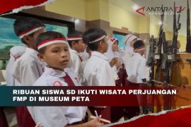 Ribuan siswa SD ikuti wisata perjuangan FMP di Museum PETA