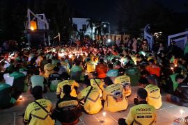 Pengemudi Ojol Gorontalo menyatakan sikap menolak aksi anarkis