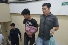 Polisi Palembang amankan empat orang penyusup selama demo mahasiswa