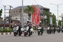 Libatkan TNI dan Satpol PP, Polres Dumai gelar Patroli Skala Besar ciptakan kamtibmas