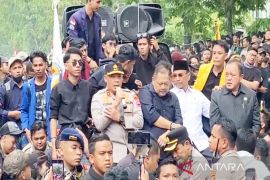 Kapolda sampaikan terima kasih atas aksi damai massa di DPRD Kalsel