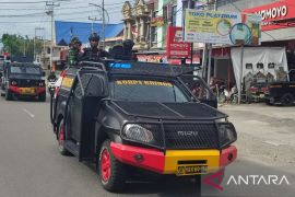 Polres Mimika lakukan pengamanan di sejumlah titik rawan, antisipasi demo anarkis