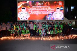 Polda Jambi gelar doa bersama aksi damai 1.000 lilin